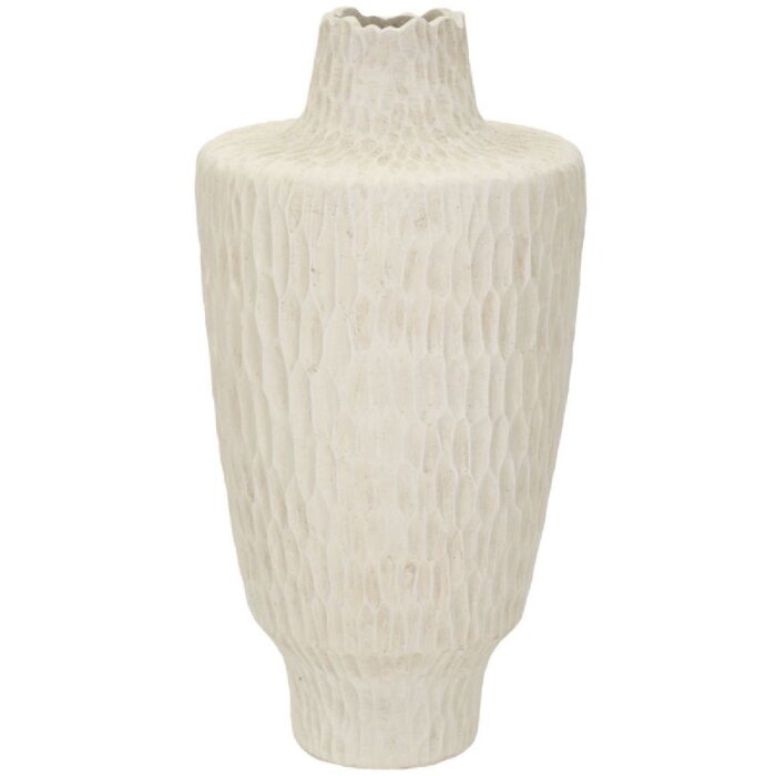 Mauro Ferretti Vase Ombre Ø 29,5x57 cm crème