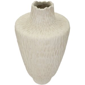 Mauro Ferretti Vase Ombre Ø 29,5x57 cm crème
