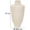 Mauro Ferretti Vase Ombre Ø 29,5x57 cm crème