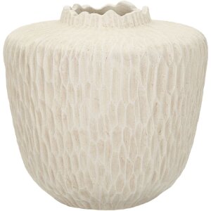 Mauro Ferretti Vase Ombre Ø 35x32,5 cm crème
