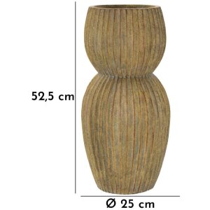 Mauro Ferretti Vase Brise Ø 25x52,5 cm vert olive
