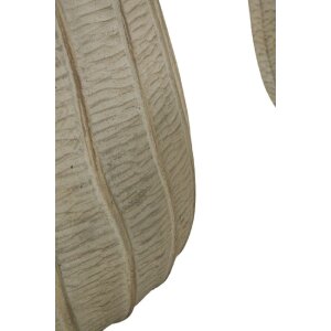 Mauro Ferretti Ensemble de 3 cachepots Flocke 30,5x27 / 25x22,2 / 19,5x18 cm crème
