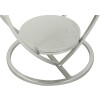 Mauro Ferretti Table dappoint cœur Ø 40x45,5 cm argent blanc