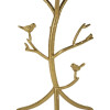 Mauro Ferretti Table dappoint Oiseaux Marbre Ø 38x60 cm doré blanc