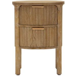 Mauro Ferretti Table de chevet Goteborg 38x34,5x52 cm marron