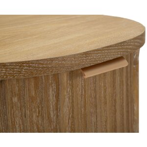 Mauro Ferretti Table de chevet Goteborg 38x34,5x52 cm marron