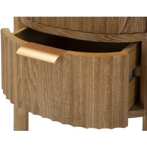Mauro Ferretti Table de chevet Goteborg 38x34,5x52 cm marron