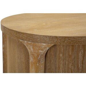 Mauro Ferretti Table de chevet Goteborg 38x34,5x52 cm marron