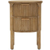 Mauro Ferretti Table de chevet Goteborg 38x34,5x52 cm marron