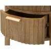 Mauro Ferretti Table de chevet Goteborg 38x34,5x52 cm marron