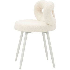 Mauro Ferretti Fauteuil Mini Ilary 40x67 cm blanc
