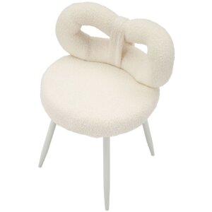 Mauro Ferretti Fauteuil Mini Ilary 40x67 cm blanc
