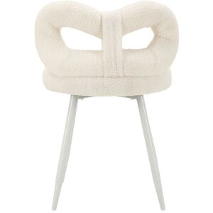 Mauro Ferretti Fauteuil Mini Ilary 40x67 cm blanc