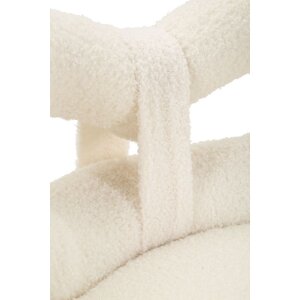 Mauro Ferretti Fauteuil Mini Ilary 40x67 cm blanc