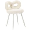 Mauro Ferretti Fauteuil Mini Ilary 40x67 cm blanc