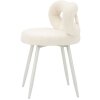 Mauro Ferretti Fauteuil Mini Ilary 40x67 cm blanc