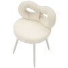 Mauro Ferretti Fauteuil Mini Ilary 40x67 cm blanc