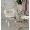 Mauro Ferretti Fauteuil Mini Ilary 40x67 cm blanc