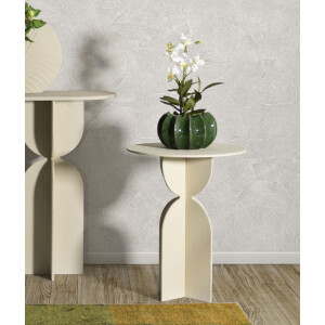 Mauro Ferretti Table dappoint Düne Ø 45x58 cm crème