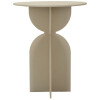 Mauro Ferretti Table dappoint Düne Ø 45x58 cm crème