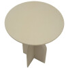 Mauro Ferretti Table dappoint Düne Ø 45x58 cm crème