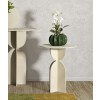 Mauro Ferretti Table dappoint Düne Ø 45x58 cm crème