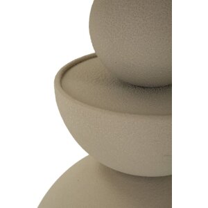 Mauro Ferretti Table dappoint Düne avec plateau miroir 45x49,5 cm crème