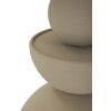 Mauro Ferretti Table dappoint Düne avec plateau miroir 45x49,5 cm crème