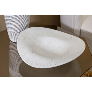 Mauro Ferretti Coupe décorative Elegant 41x41x12 cm crème