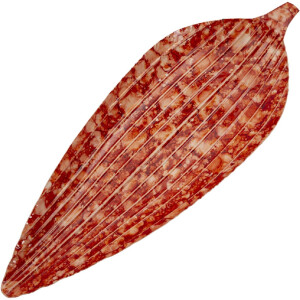 Mauro Ferretti Coupe décorative Goutte Rouge 50x18x4 cm