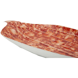 Mauro Ferretti Coupe décorative Goutte Rouge 50x18x4 cm
