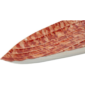 Mauro Ferretti Coupe décorative Goutte Rouge 50x18x4 cm