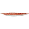 Mauro Ferretti Coupe décorative Goutte Rouge 50x18x4 cm