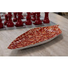 Mauro Ferretti Coupe décorative Goutte Rouge 50x18x4 cm