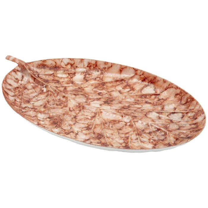 Mauro Ferretti Vase décoratif Tropfen Browy 35x22x2,5 cm marron