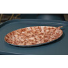 Mauro Ferretti Vase décoratif Tropfen Browy 35x22x2,5 cm marron