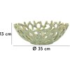 Mauro Ferretti Coupe Corail Ø 35x13 cm vert