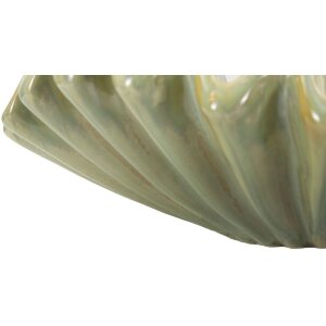 Mauro Ferretti Vase Décorative Venise Vert Ø40x13 cm Céramique