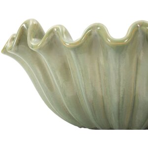 Mauro Ferretti Coupe décorative Venise Ø 33x14,5 cm vert