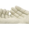 Mauro Ferretti Vase décoratif Mains en pierre 22,7x20x7,3 cm crème