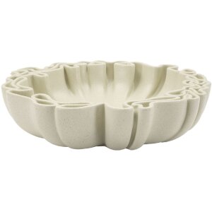 Mauro Ferretti Bol décoratif Stons 40,5x38,5x9,5 cm crème