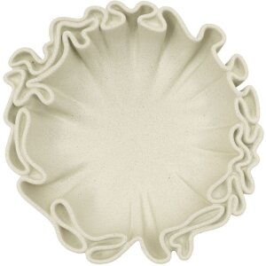 Mauro Ferretti Bol décoratif Stons 40,5x38,5x9,5 cm crème