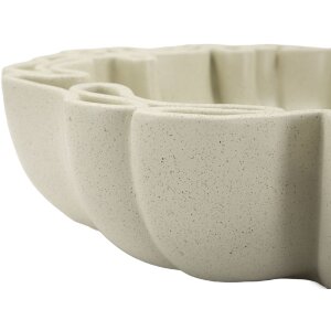 Mauro Ferretti Bol décoratif Stons 40,5x38,5x9,5 cm crème