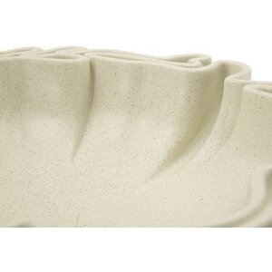 Mauro Ferretti Bol décoratif Stons 40,5x38,5x9,5 cm crème