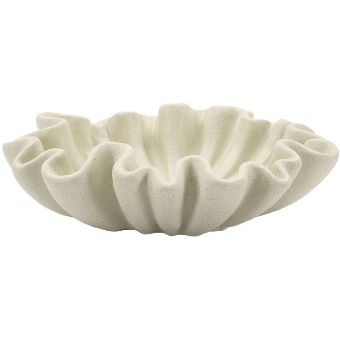 Mauro Ferretti Vase décoratif Stons Ø 31x9 cm crème