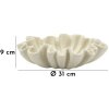 Mauro Ferretti Vase décoratif Stons Ø 31x9 cm crème