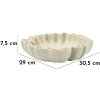 Mauro Ferretti Coupe décorative Stons 30,5x29x7,5 cm crème