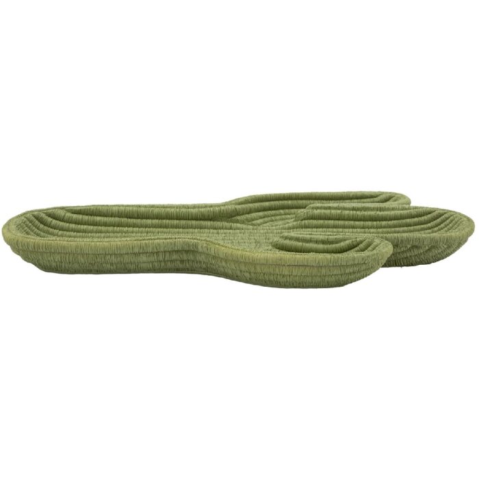 Mauro Ferretti Plateau décoratif Cactus 34x20x3 cm vert