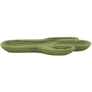 Mauro Ferretti Plateau décoratif Cactus 34x20x3 cm vert
