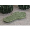 Mauro Ferretti Plateau décoratif Cactus 34x20x3 cm vert
